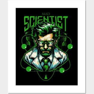 Mad Scientist Posters and Art